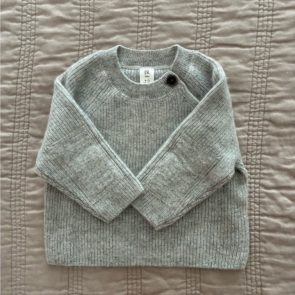 Banana Republic Kids Ribbed Gray Sweater